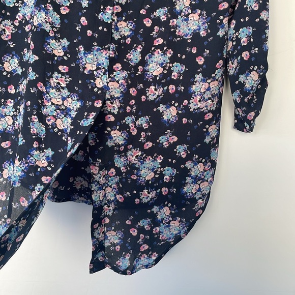 Pink Republic Blue and Pink Floral Blouse Small - Picture 9 of 16